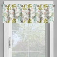 thumbnail image 4 of Ambesonne Floral Valance & Curtain, Fresh Spring Foliage Line, 55"x30", Multicolor, 4 of 6