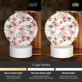 thumbnail image 3 of Salouo Lilies Flowers for Round Acrylic Night Light - Acrylic Sheets with LED Light Lamp Base - Decorative Night Lamp for Restaurant Bar Cafe Shop Room Decoration, 3 of 9