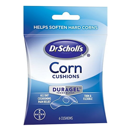 Dr.Scholls Duragel Corn Cushions, Water resistant, 6 cushions