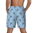 thumbnail image 3 of Sigee French Bulldog Puppy Print Mens Swim Trunks with Compression Liner Quick Dry Swim Stretch Beach Shorts with Pockets,S-3XL, 3 of 7