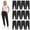 12 Pack Charcoal Gray, variant on 12 Pack of Wholesale Womens Jogger Sweatpants, Bulk Comfy Fleece-Lined Joggers with Ribbed Cuffs for Charities & Homeless Shelter Donations, Color Assorted, Size Small