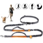 Hands Free Dog Leash, Adjustable Elastic Jogging Leash With Reflective Stitching For Dogs Up To 110 Kg