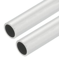 Uxcell 2 PCS 304 Stainless Steel Tubing, 16mm OD 1mm Wall Thickness 254mm Long Round Metal Pipe Steel Tube for Industrial Machinery