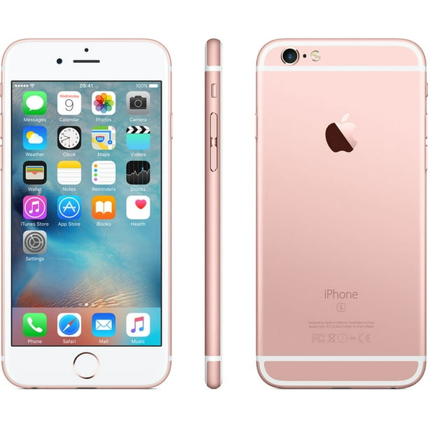 Apple Iphone 6s 64gb Unlocked Gsm Smartphone Rose Gold Used Good Condition Walmart Com Walmart Com