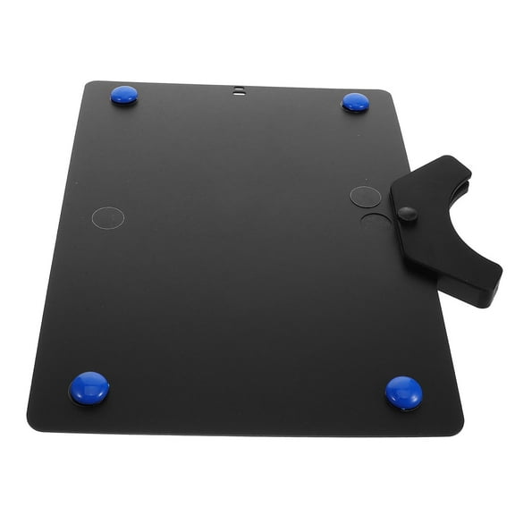 WEUVEB Black Plastic Trumpet Stand Instrument Hanger with Music Page Holder for Brass Instruments