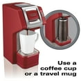 thumbnail image 2 of Hamilton Beach FlexBrew Coffee Maker, K Cup Pod Compatible Single Serve Coffee Maker & Grounds, Cafetera, Red, 2 of 8