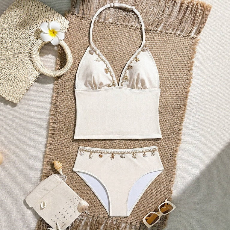 ZXLBBD Girls Bathing Suit Toddler Kids Summer Bikini Swimsuit 2