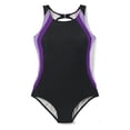 thumbnail image 4 of Swim 365 Women's Plus Size Colorblock One-Piece Swimsuit With Shelf Bra, 4 of 6
