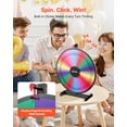 thumbnail image 2 of VEVOR Roue Tournante de 24 Po pour Prix, Roue Tournante à 14 Emplacements avec Support, Roulette de Table pour Gagner de la Fortune avec Effacement à Sec et 2 Marqueurs, 6 Couleurs, Assemblage Facile, pour Fêtes, Pub, Salon Professionnel, Carnaval, Événements, 2 of 9