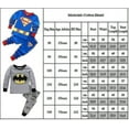 thumbnail image 2 of Pyjama Garçon Manches Longues Tenue de Nuit Spiderman Superman, 2 of 2