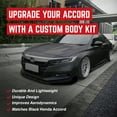 thumbnail image 3 of AMERICAN MODIFIED 18-20 Honda Accord Aerodynamic Front Lip Spoiler, Black, 3 of 8