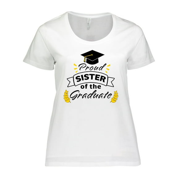 Inktastic Proud Sister Of The Graduate-Family Graduation Women's Plus Size T-Shirt