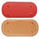 thumbnail image 1 of 2 unidades de cuero sintético para manualidades: base acolchada con clavos para bolsas de mascotas y bolsos. Rojo + marrón, 1 of 9