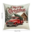 thumbnail image 3 of Funda de almohada de poliéster, decoración navideña, muñeco de nieve, ciervo, estampado navideño, funda de almohada para el hogar, la oficina, el coche, decoración de Halloween, decoración de otoño, d, 3 of 6