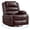 coffee, variant on BouPower 360 Degree Swivel Rocker Recliner Chair, 3 Position Manual Glider Chair with Side Pockets and Cup Holders, Linen Upholstered Rocking Chair for Nursery Living Room Office