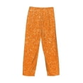 thumbnail image 5 of Haiem Orange Glitter2 Men's Pajama Pants Ultra Lightweight Pjs Bottoms Sleepwear Bottom Pants with Pocket Drawstring-Large, 5 of 9