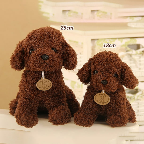 Lucoss 18 25cm Dog Poodle Plush Toy Cute Animal Plush Doll Christmas Gift Other