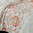 thumbnail image 4 of ESCA Modern 3-Pieces Coral Geometric Quilt Bedding Sets, King, 4 of 5