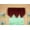 Burgundy-40"W x 25"L (Pack of 1), variant on Emelia Voile Fan Insert Amethyst 30" W X 40" L