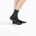 thumbnail image 6 of Unisex Mid-Crew Toe Socks, Cotton Athletic Running Socks, 3 Pairs, 6 of 7