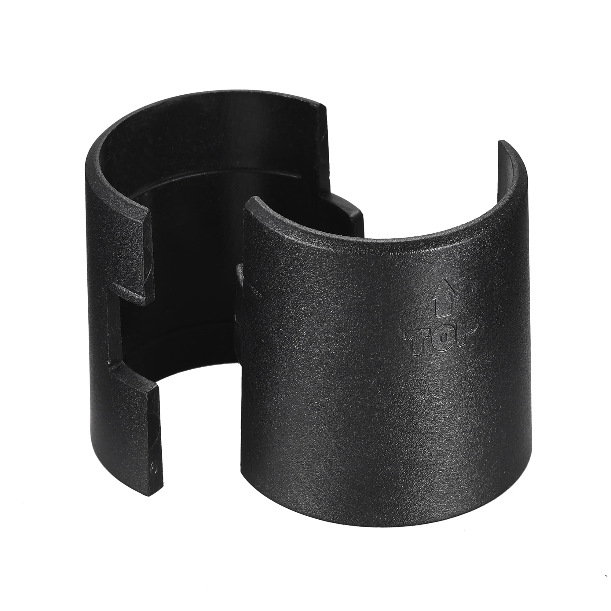 Unique Bargains Wire Shelf Clips Wire Shelving Lock Clips Plastic Black 38mm