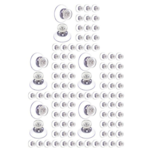 kurtrusly 12pcs/set Easy To Install And Remove Suction Cup Hooks Multi-functional Made With PVC Wide 5Set