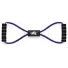 Latex Figure 8 Toning Tubes with DVD, Purple/Medium