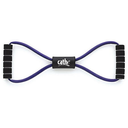 Latex Figure 8 Toning Tubes with DVD, Purple/Medium