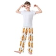 thumbnail image 3 of Boy's Pajama Pants Boys' Long Sleep Pants Children's Pajama Pants Loose Fitting Pajama Pants are Convenient to Put on and Take off S Halloween Grimace Pumpkin, 3 of 9