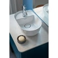 thumbnail image 7 of Duravit 037960-0Hole Luv 23-5/8" Oval Ceramic Vessel Bathroom Sink - White / White Satin, 7 of 7