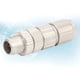 thumbnail image 1 of Conector industrial, conector industrial M12 Cableado Accesorios eléctricos Conector totalmente metálico Funcionalidad versátil, 1 of 8