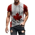 thumbnail image 2 of Nrmvnmi Canadian Flag Shirt Women Men Maple Leaf Canada Day T-Shirt Mothers Day Gifts, 2 of 5