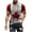 Wine, variant on WREESH Men's Fitness Canadian Flag Crewneck T-Shirts Short Sleeve Gym Workout Shirt Wine