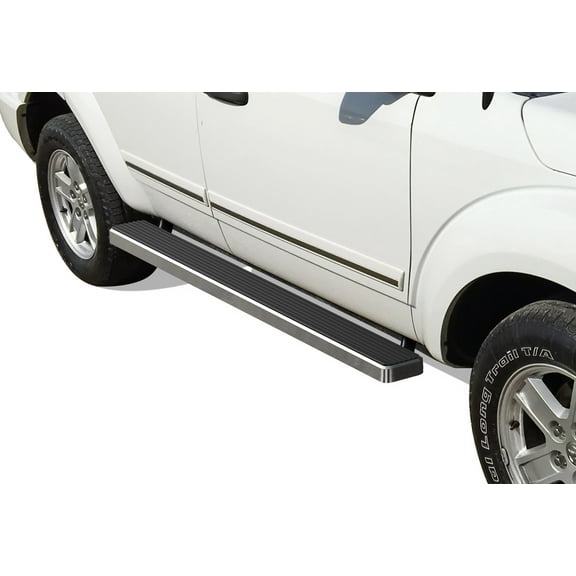 APS Running Boards 5 inches Compatible with Dodge Durango 2004-2010 & Chrysler Aspen 06-10 304 Stainless Steel (Nerf Bars Side Steps Side Bars)