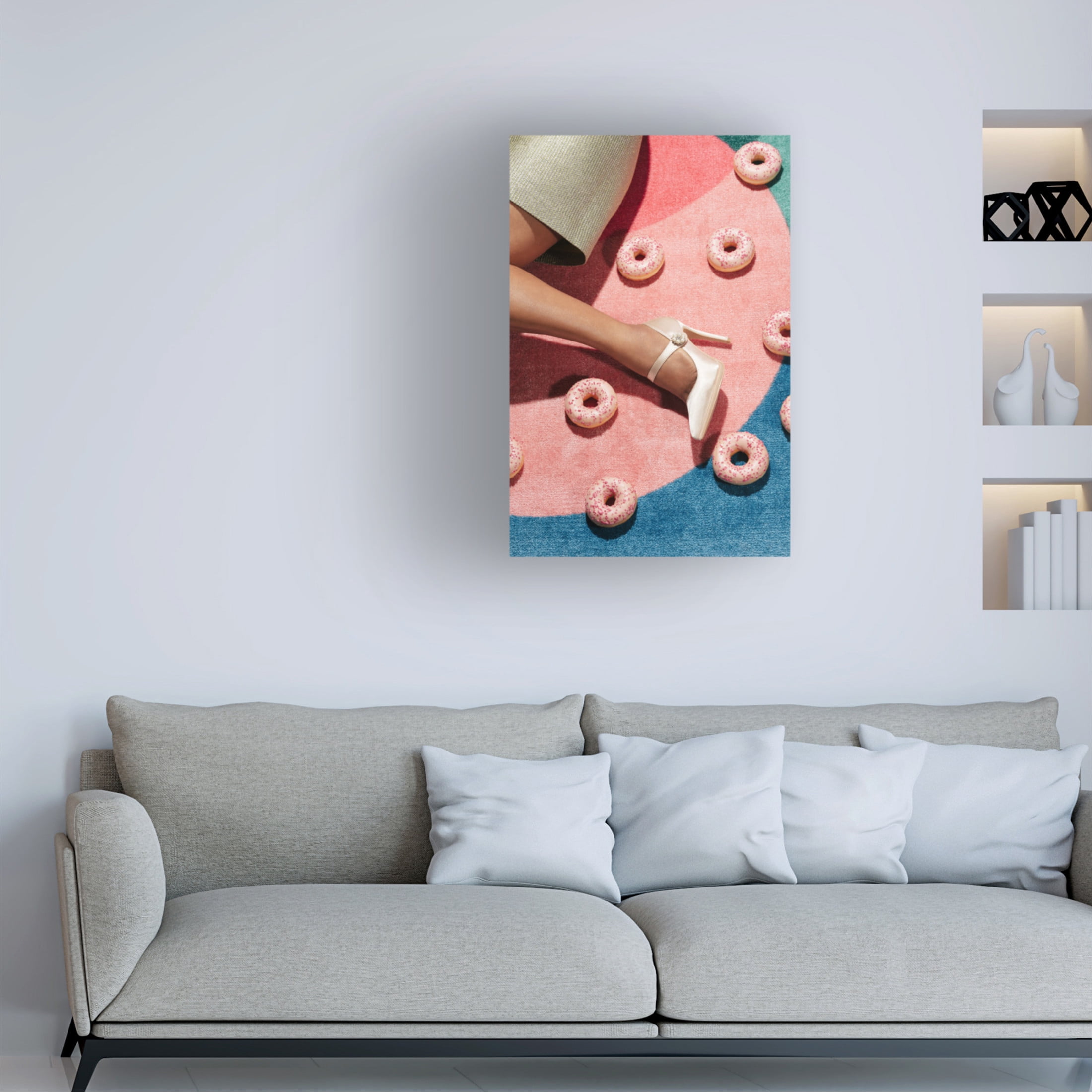 Trademark Fine Art Pictufy Studio Pink Picnic 01 Canvas Wall Art