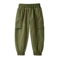 thumbnail image 5 of Avtoify Boys Pants Children's Solid Color Elastic Waist with Side Pockets Slim Sports Sweatpants Long Pants for Kids, 5 of 9