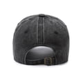 thumbnail image 6 of XIAOCHA Mens Distressed Patch Baseball Cap Adjustable Hat Band Outdoor Daily Dad Hat,Black, 6 of 8