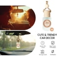 thumbnail image 4 of Car Air Freshener - Linen Whisper Scent Car Freshener, Long-Lasting Essential Oil Car Diffuser - Cute Accessories for Women's Car Interior, Free of Methyl Caproate and Hexylene Glycol, 4 of 5