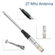 thumbnail image 5 of Antena Telescópica Portátil Retráctil de Alta Ganancia para Walkie-Talkie CB de 27 MHz con Conectores SMA Macho, 5 of 5