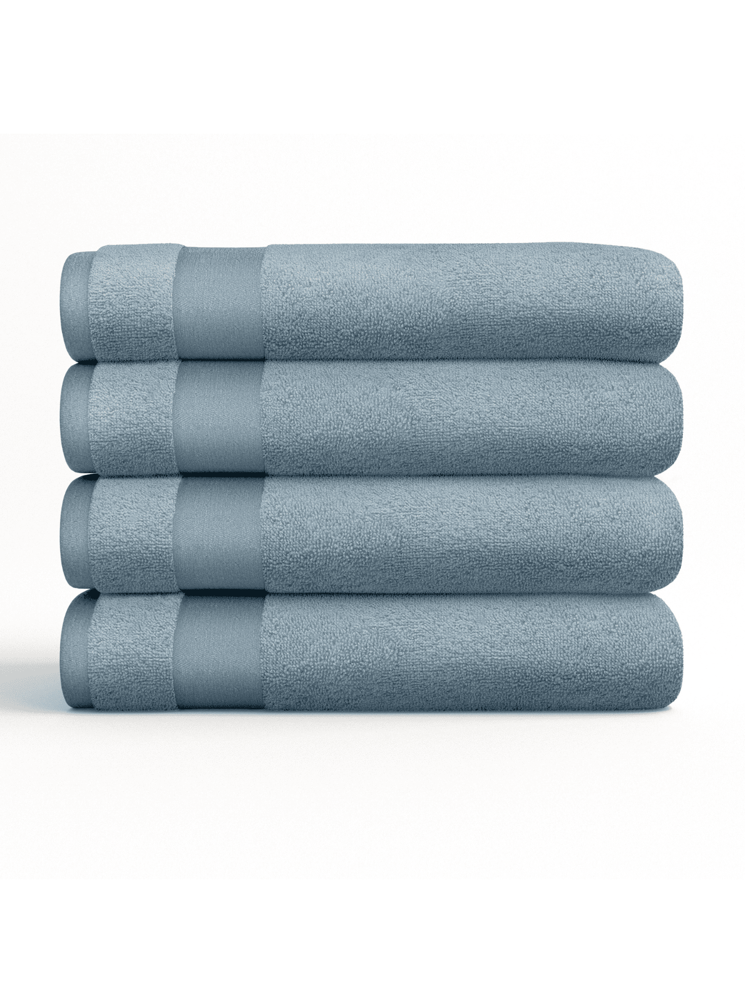 Comfort Canopy 100 Cotton 4 Piece Luxury Hotel Light Blue Towel Set