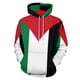 thumbnail image 3 of Sudadera con capucha deportiva con la bandera de la nación de Haití para hombre y mujer, sudadera holgada informal con estampado 3D de moda para primavera y otoño e invierno, 3 of 5