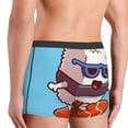 thumbnail image 5 of Balery Sushi Salmon Surfing Men's Boxer Briefs, Soft and Breathable Cotton Underwear with nylon Waistband-X-Large, 5 of 9