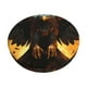 thumbnail image 1 of Disketp Cool Black Eagle Funda Redonda para Taburete, Funda de Cojín para Silla de Bar Suave y Elástica-14 inch, 1 of 7
