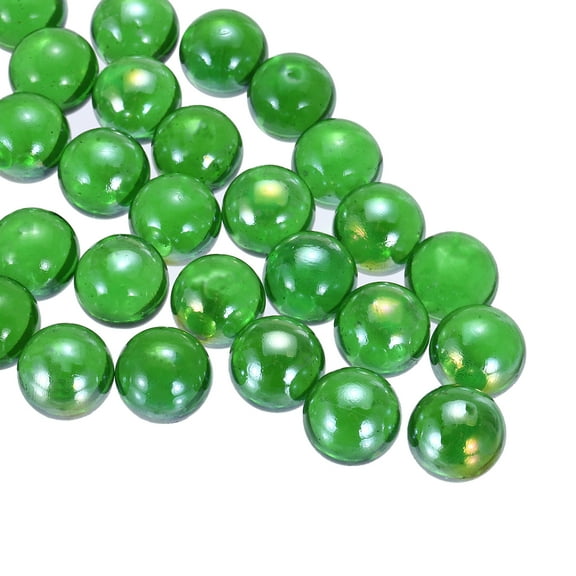 Glass Beads,1set Glass Gemstone Dark Green 0.60lbs Glass Pebbles