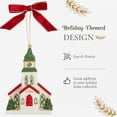 thumbnail image 3 of Spode Christmas Tree Village Church Ornament - Decorations with LED Light - Nostalgic Holiday Décor, Festive Christmas Ornaments for Holiday Collectors - Traditional Holiday Decoration, 3 of 7
