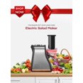 thumbnail image 6 of FOHERE Electric Cheese Grater & Veggie Slicer Chopper, Food Prep Appliance, 150W, Red, 6 of 10