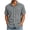 Dark Gray, variant on Cotton Shirts for Men Button Down Short Sleeve T Shirts with Pockets Casual Vintage Lapel Beach Shirt for Vacation Black S