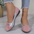 thumbnail image 2 of Wensltd Women Comfy Shoes Wide Width Pointed Toe Low Heel Shoes for Daily Casual Wear, 2 of 7