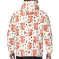 thumbnail image 7 of Wukai Squirrel And Maple Leaf Print Men Hoodies Fleece Sweatshirts Long Sleeve Sweaters Pullover Fall Outfits Winter Clothes-Small, 7 of 7