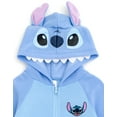 thumbnail image 4 of Disney Lilo & Stitch Big Girls French Terry Zip Up Cosplay Hoodie Blue 10-12, 4 of 5